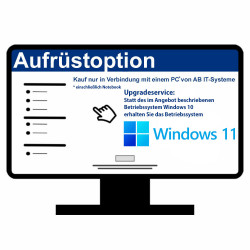 Option Upgradeservice - statt Windows 10 installieren wir Windows 11