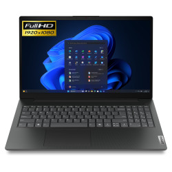 Lenovo V15 G6 Notebook 15,6" Intel Quad N150 @3,6GHz 8GB DDR5 256GB Festplatte FHD Windows 11 Laptop