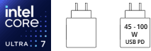 Ladenetzteil im Lieferumfang enthalten - unterstützt USB Power Delivery (PD) Ladeprotokoll